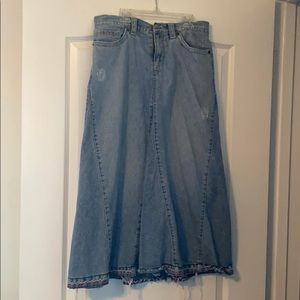 Denim skirt